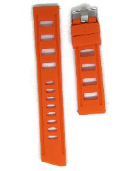 Silicone watch strap